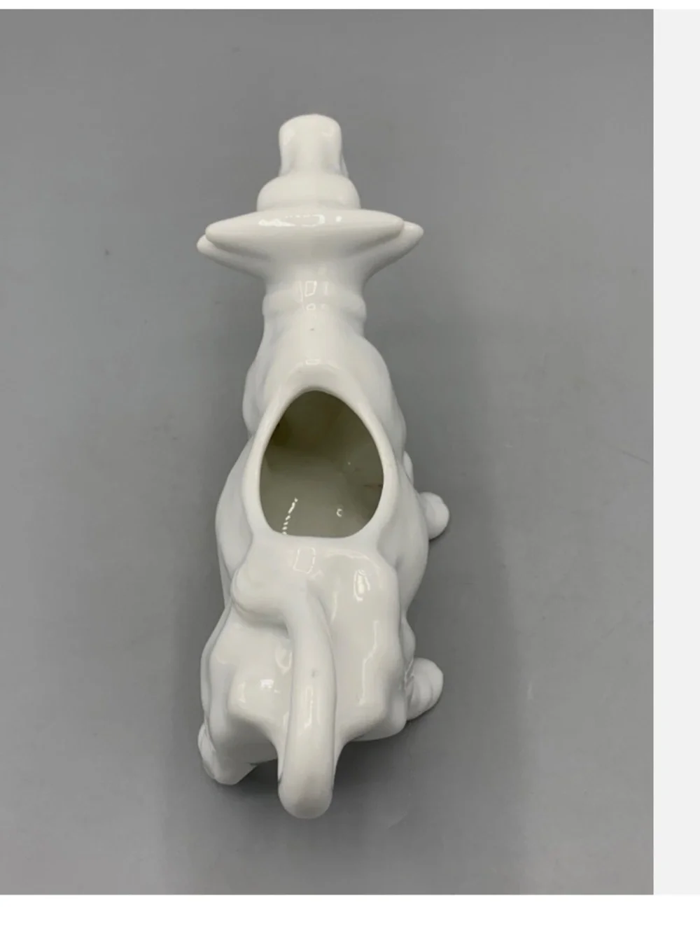 Vintage White Cow Creamer unmarked